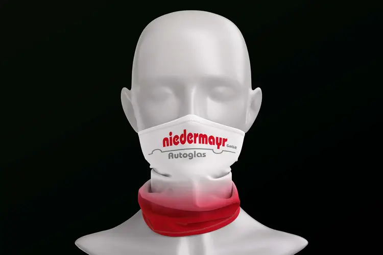 Niedermayr Autoglas Textildruck Multifunktionstuch